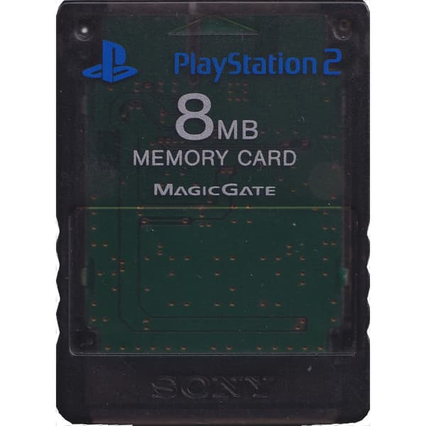 Memorykort 8MB Original Smoke Transparent Playstation 2 (Brugt)