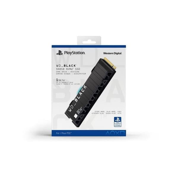 Minnes SSD Wd_black 1to Officiell Playstation Licens - Tillbehör - PS5