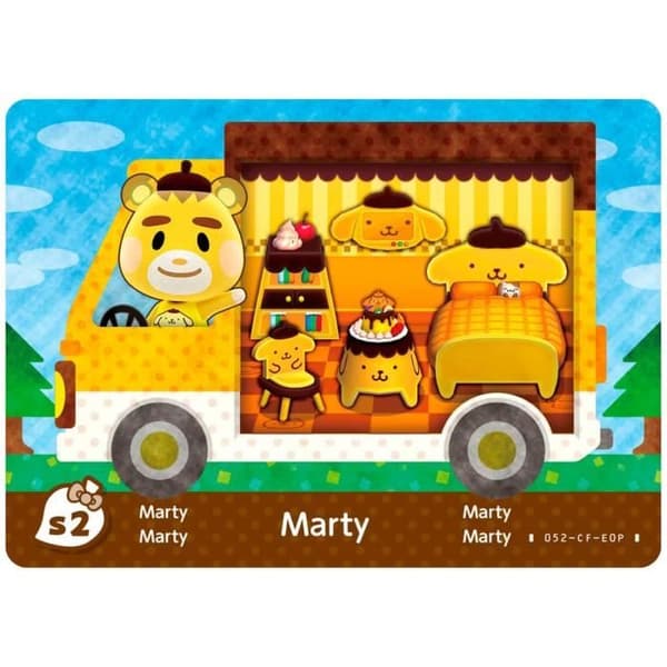 Amiibo-kort - Animal Crossing Sanrio-serien • Innehåller 6 kort