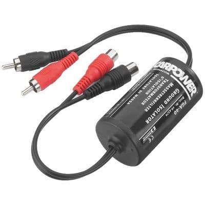BOIT. ISOL DUBBEL TRANSFO IN: RCA UT RCA