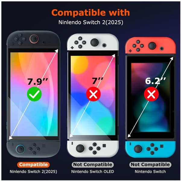 INF Beskyttende bæretaske sæt til Switch2 konsol og tilbehør