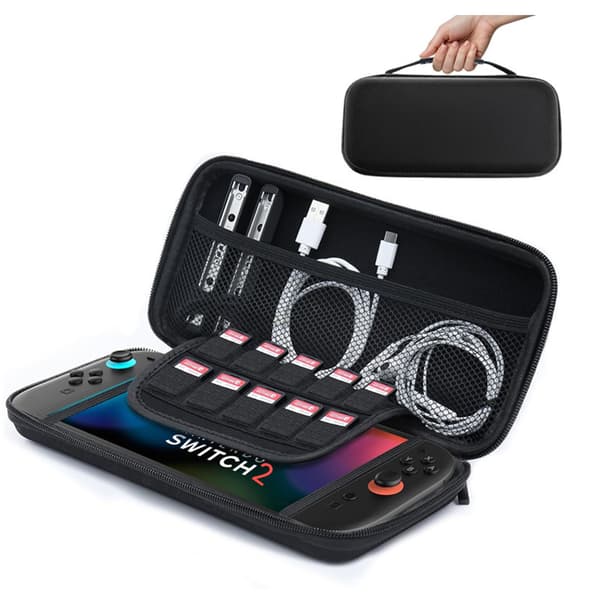 INF Skyddande bärväska för Switch2-konsol och tillbehör