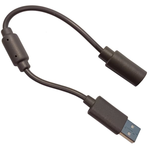 Breakaway Kabel USB Adapter Grå Xbox 360