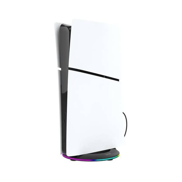 Stöd Vertikalt Ljus för PS5 Slim / Pro med 14 RGB-effekter Ipega Svart