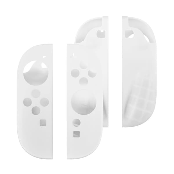 INF Suojaava silikonikahva Nintendo Switch 2 -ohjaimille Valkoinen