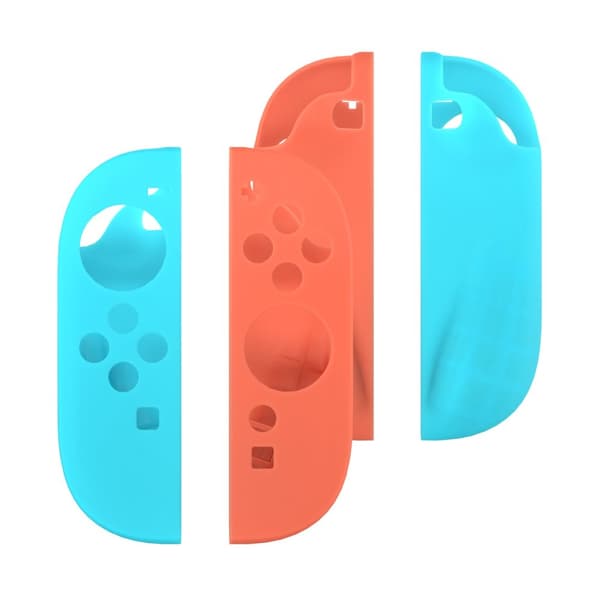 INF Suojaava silikonikahva Nintendo Switch 2 -ohjaimille Sininen+oranssi