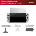 Miniatyrbild 2 av 4: Nacon pack med 3 svarta element för Switch 2 | 1 hård väska | 1 skärmskydd | Förvaringslåda för spel