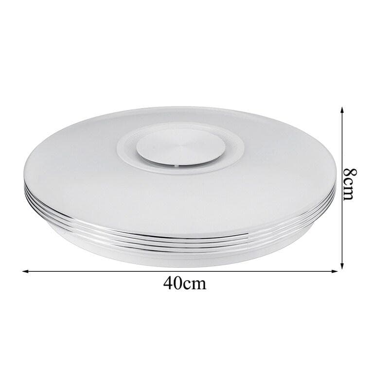 Dimbar 84LED LED taklampa Bluetooth högtalare Taklampa APP fjärrkontroll 60W