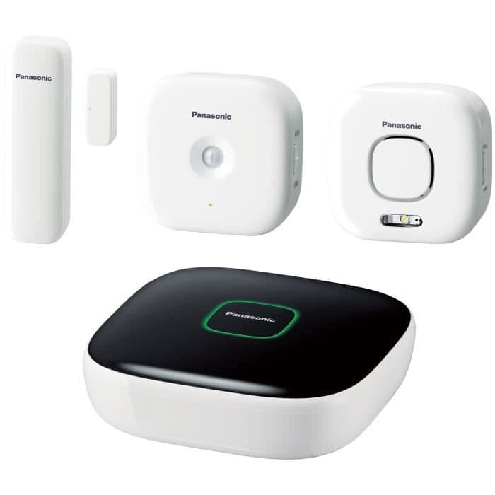PANASONIC Security Package Plus KX-HN6011FRW - Inklusive nav, dörr- och fönsteröppningsdetektor, rörelsesdetektor och siren