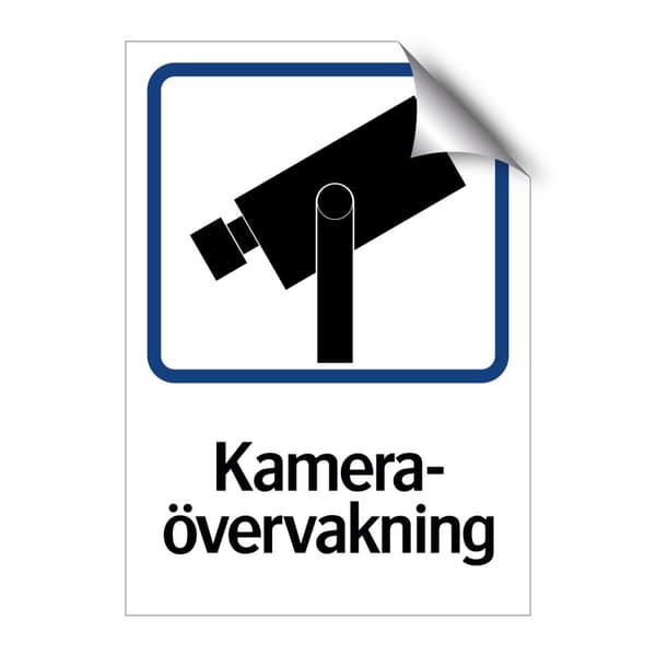 Dekal Kameraövervakning