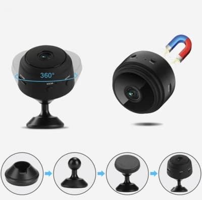 1080P Mini Övervakningskamera WIFI & Nattkamera
