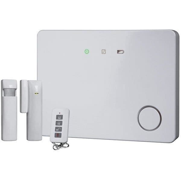 Trådlöst larm med centraltelefon (komplett kit) * Mått: 20,5 x 2,5 x 15 cm * Strömförsörjning: Batterier och batteri