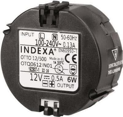 INDEXA OTTO-12/1000 UP strømforsyning 12VDC 1 A 32153 (32153)