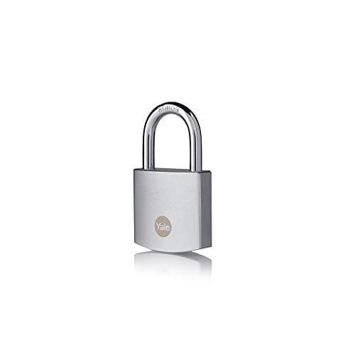YALE Y120B/40/125/1 hänglås 40 mm silvernyckellås (Y120B/40/125/1)