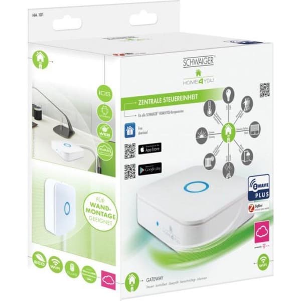 Schwaiger Gateway 2.Generation Z-Wave Plus, ZIGBEE, WIFI,USB