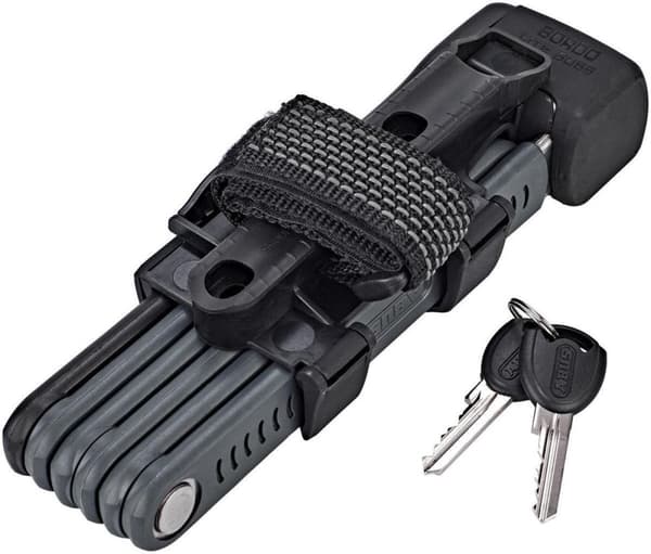 Abus taittuva lukko Bordo Lite 6055/85 musta SH - SL780639