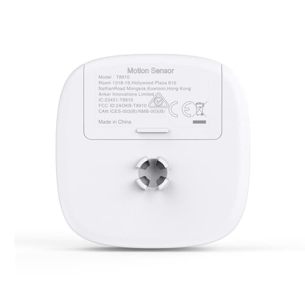 Eufy Motion Sensor add-onMotion sensor, 2 års batteritid 100° täckning, 10 meters täckning, justerbar känslighet (HomeBase krävs),