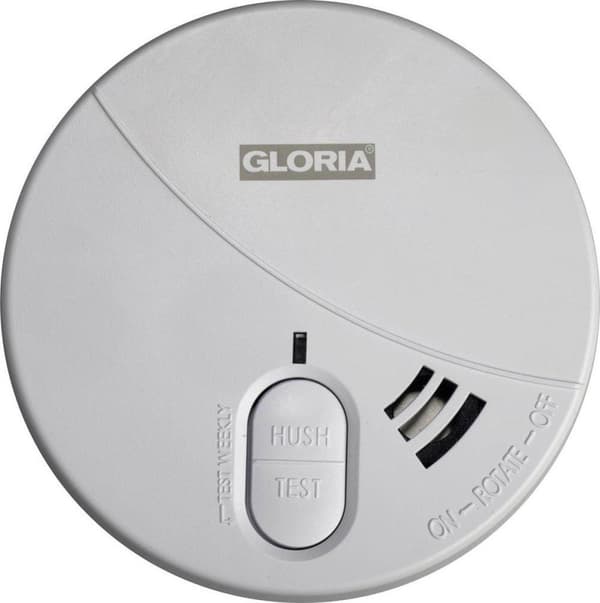 Gloria R5 25186500.0000 Rökdetektor Inkl. batteri (5 år) batteridriven