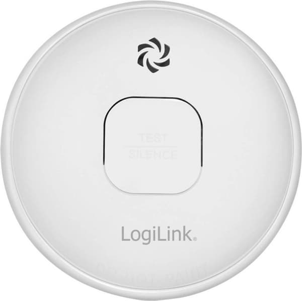 LogiLink SC0016 Røgdetektor Inkl. batteri (10 år) batteridrevet