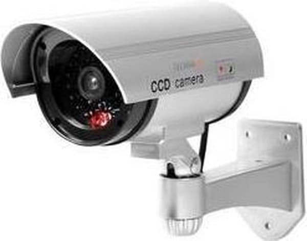 Technaxx TX-18 CCTV-valvontakamera sisä- ja ulkokäyttöön - pyöreä kamera - musta/hopea