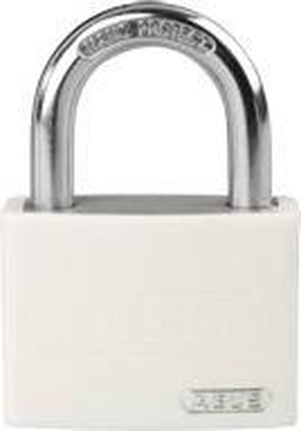 ABUS hængelås Serie T65AL, individuelt låsende, bøjlehøjde 23 mm Hvid