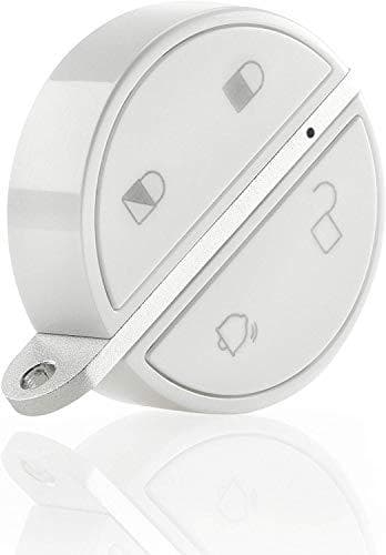 Somfy 2401488 - IntelliTAG Smart Home -hälytyssensori, valkoinen 5 kpl:n pakkaus ja langaton kaukosäädin, hands-free Bluetooth-kaukosäädin kotihälytti