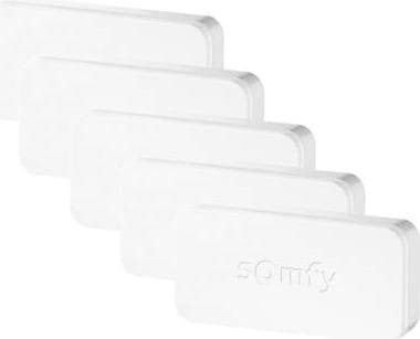Somfy 2401488 - IntelliTAG Smart Home Alarm Sensor White Pakke med 5 & trådløs fjernbetjening Håndfri Bluetooth-fjernbetjening til hjemmealarm eller O