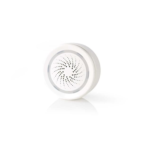 Nedis SmartLife-Siren | Wi-Fi | Strömadapter | 8 Ljud | 85 dB | Android™ / IOS | Vit