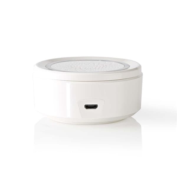 Nedis SmartLife-Siren | Wi-Fi | Strömadapter | 8 Ljud | 85 dB | Android™ / IOS | Vit