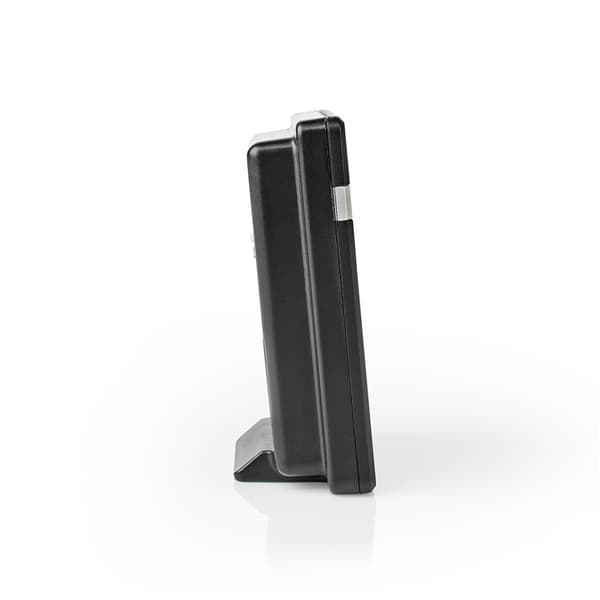 Nedis Trådløst Dørklokke Sæt | Batteri | 3 V DC | 1x CR2032 | Volume: 80 dB | Signalområde: 300 m | IP44 | 36 Melodier | 1 Modtager | Sort