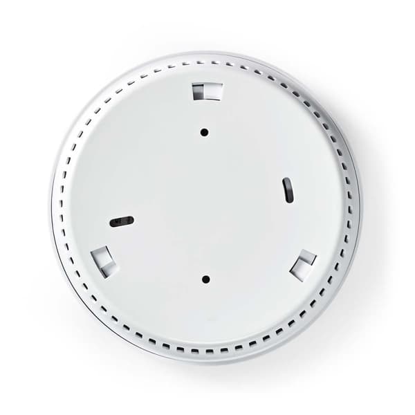 Nedis Smoke & kuliltealarm | Batteri | Batteri levetid op til: 10 År | EN 14604 | Med testknap | 85 dB | ABS | Hvid