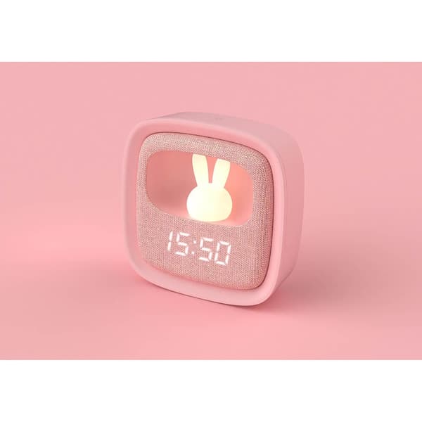 Mobility On Board Vekkerklokke med Lys Billy Clock Rosa
