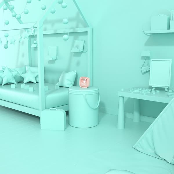 Mobility On Board Vekkerklokke med Lys Billy Clock Rosa