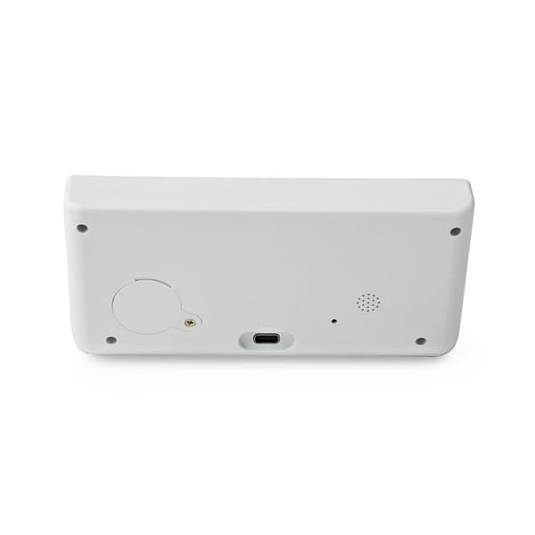 Nedis Trådlös laddare för Väckarklocka | Qi certifierad | 5 / 7.5 / 10 / 15 W | USB A-Hane | 2 Larmtider | Snooze-funktion