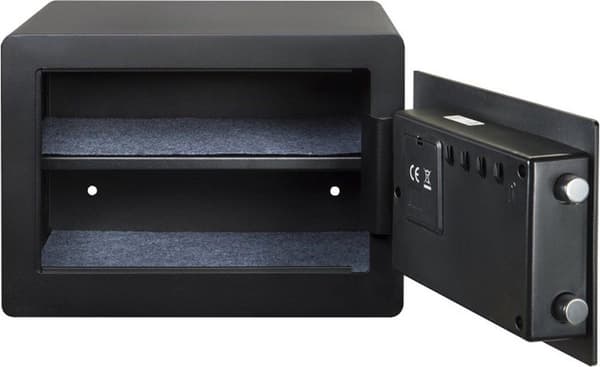 Yale YSS/250/EB1 - Fritstående pengeskab - Sort - Elektronisk - Nøgle - Gulv/Væg - Genopladelig - AA (YSS/250/EB1)