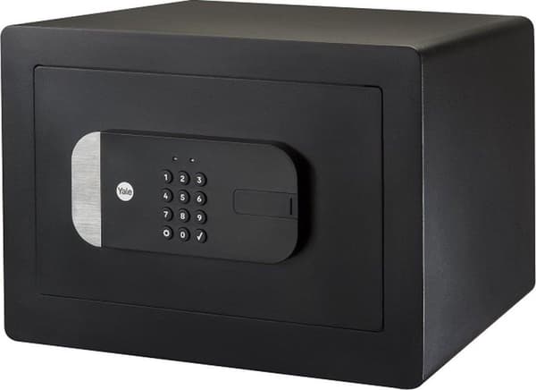 Yale YSS/250/EB1 - Fritstående pengeskab - Sort - Elektronisk - Nøgle - Gulv/Væg - Genopladelig - AA (YSS/250/EB1)