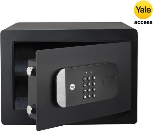 Yale YSS/250/EB1 - Fritstående pengeskab - Sort - Elektronisk - Nøgle - Gulv/Væg - Genopladelig - AA (YSS/250/EB1)