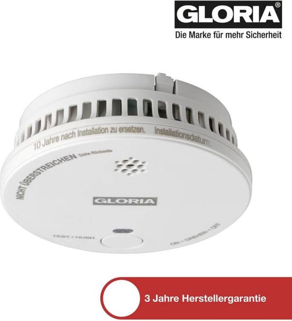 Gloria R1 002518.5000 røgalarm enhed batteridrevet (002518.5000)
