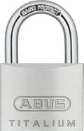 Miniatyrbillede 3 af 3: ABUS Titalium 64TI/40 - hængelås - nøgle