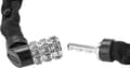 Miniatyrbillede 4 af 10: ABUS 1200 Web - kæde med integreret lås - kombination - kombinationslås - sort