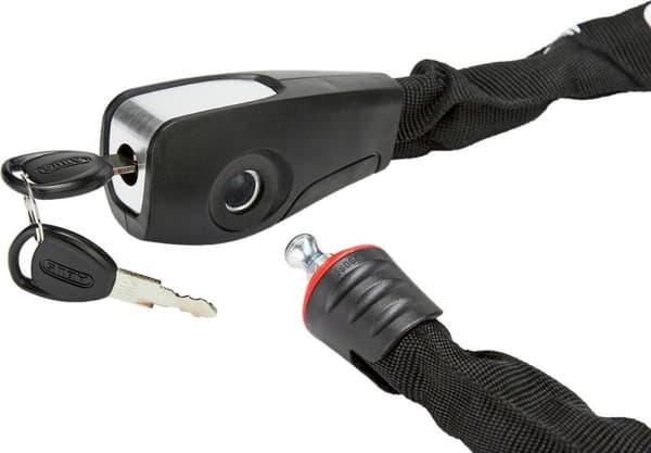 ABUS Catena 6806K/110 - kæde med integreret lås - nøgle - sort