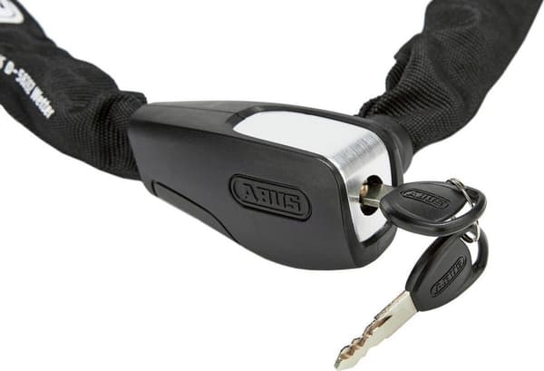 ABUS Catena 6806K/110 - kæde med integreret lås - nøgle - sort