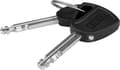 Miniatyrbillede 3 af 6: ABUS GRANIT Extreme 59/180HB260 - cykel U-lås - nøgle - sort