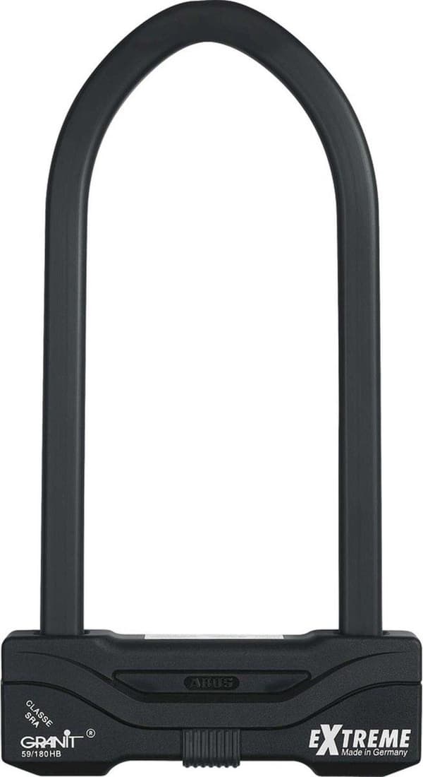 ABUS GRANIT Extreme 59/180HB260 - cykel U-lås - nøgle - sort
