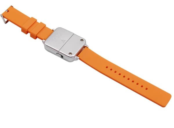 Personlarm, armbandsur, 125dB, 40min, orange