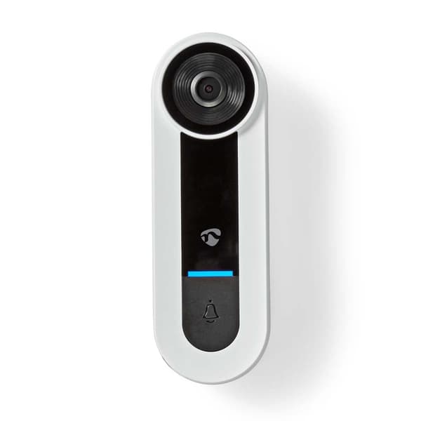 Nedis SmartLife Video Dørtelefon | Wi-Fi | Strømforsyning | 1536x1536 | Cloud Storage (mulighed) / microSD (ikke inkluderet) / Onvif | IP65 | Med bevæ
