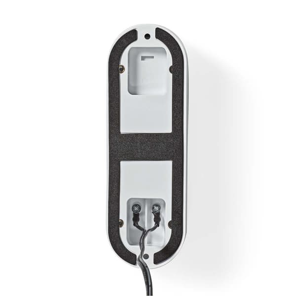 Nedis SmartLife Video Dørtelefon | Wi-Fi | Strømforsyning | 1536x1536 | Cloud Storage (mulighed) / microSD (ikke inkluderet) / Onvif | IP65 | Med bevæ