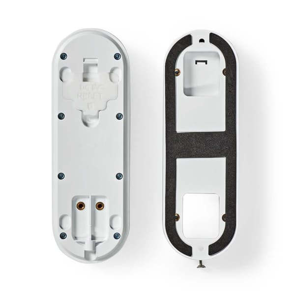 Nedis SmartLife Video Dørtelefon | Wi-Fi | Strømforsyning | 1536x1536 | Cloud Storage (mulighed) / microSD (ikke inkluderet) / Onvif | IP65 | Med bevæ