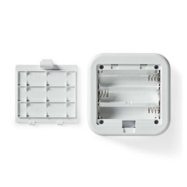 Nedis SmartLife Klokke | 433 MHz | Tilbehør til: WIFICDP10GY / WIFICDP30WT / WIFICDP40CWT | Batteri / USB Drevet | 4 Lyde | 4.5 V DC / 5 V DC | Justér