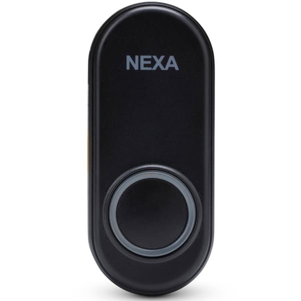 nexa MLT-1925 Dörrklocka tryckknapp Svart